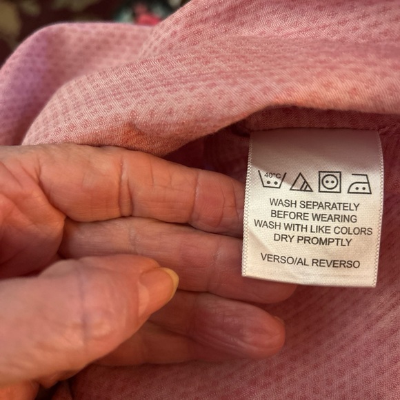 Ben Sherman Light Pink Casual Button-Down Shirt Skinny Fit size 17 36/37 - Picture 5 of 9